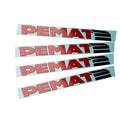 logo Sticker Electroform Nickel Sticker Metal logo