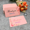 Wholesale Business Thank You Greeting Card Printing logo Gift Card