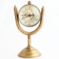 New Arrival Spinning Globe Gold Desk Clock Men Creative Gift for Pocket Watch Copper Table Clock Mechanical Pocket Watch Male