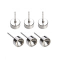 Wholesale Earring Base Setting Stainless Steel Jewelry Component DIY Earring Pin Findings