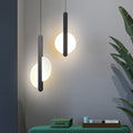 Modern Led Pendant Lights Nordic Dinning Room Bedroom Bedside Lamp Kitchen Hanging Lamp Deco Fixtures 90-260V White/Black Color