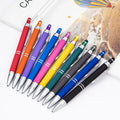 2-in-1 Ballpen Stylus Promotional Ballpoint Pen with Screen Function Metal Body for Advertising Gifts Factory Delivery