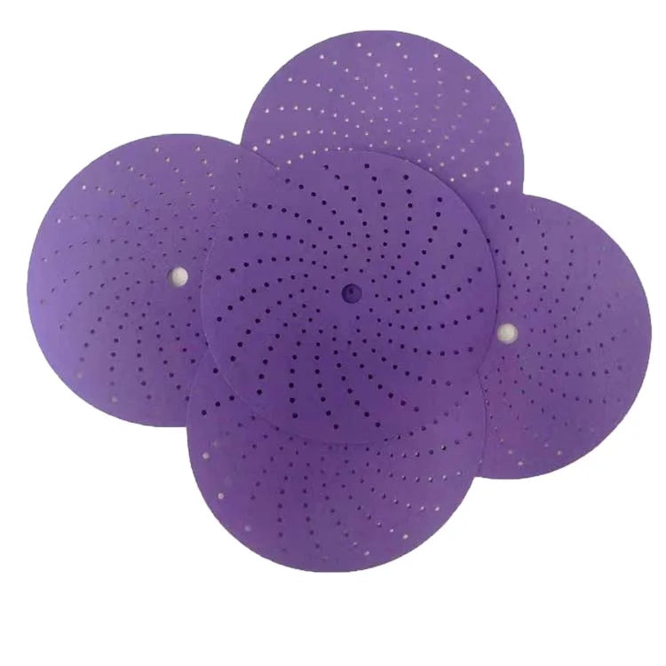 3M Quality II Hookit Car Polishers 737U Polishing Disc Purple Sanding Disc Sandpaper Customizable Abrasive Disc