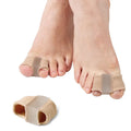 New Design Two Rings Gel Corns Calluses Big Toe Straightener Splint Hallux Valgus Toe Separator Toe Protection Sleeve Tube