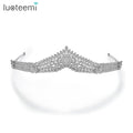 LUOTEEMI Wedding Accessory Bride Big Vintage Baridal 2021 New Charm Hig Quality Tiara and Crown Jewelry