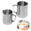 Custom Logo 350ml 600ml Stainless Steel Milk Jug 350 ml 600 ml Milk Frothing Pitcher