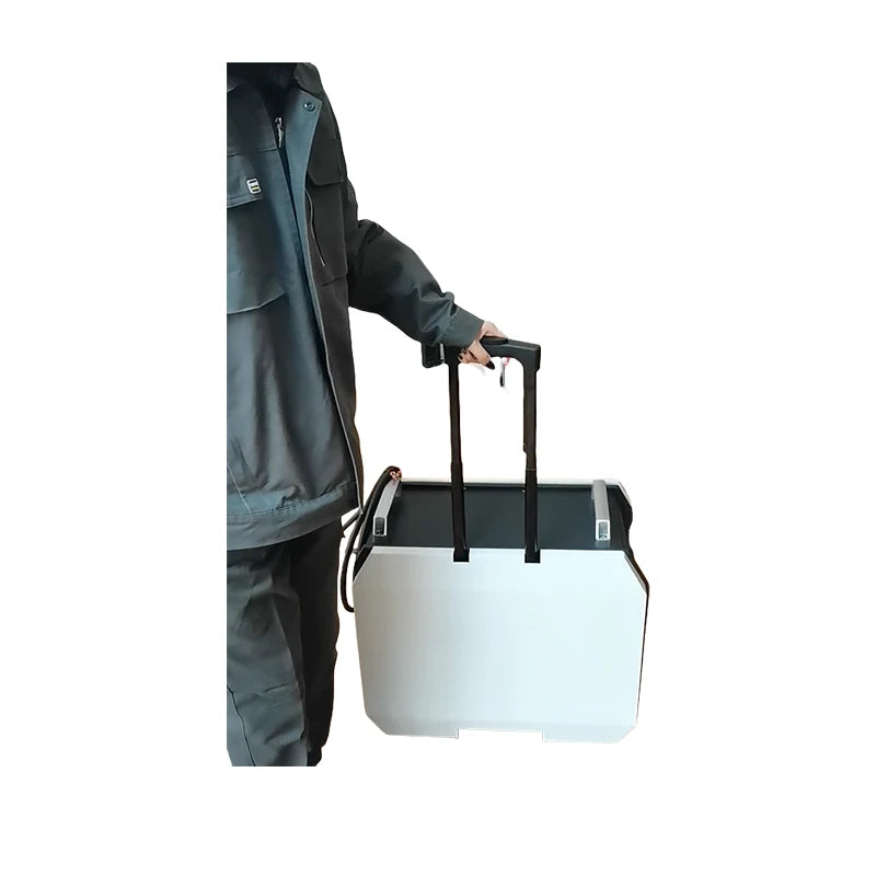 100W 200W 300W Suitcase Portable Pulse Laser Cleaning Machine Luggage Type Metal Rust Removal Cleaning Qil Stains And Paint