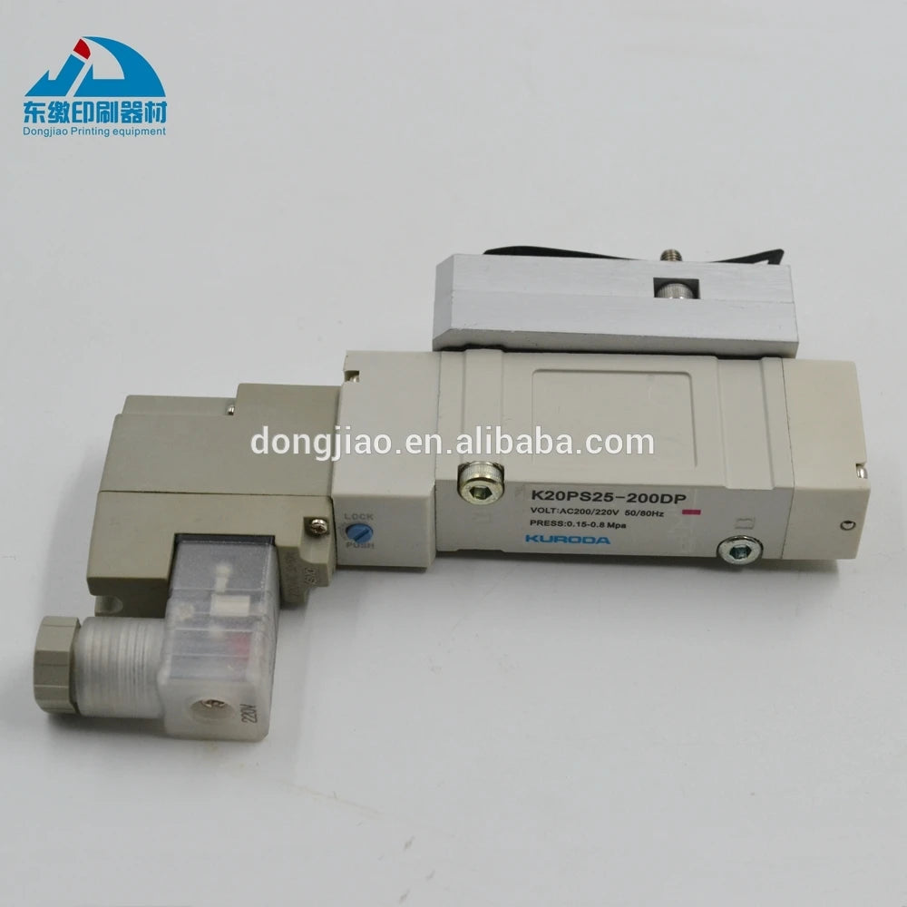 Komori Lithrone Printing Machine Valve K20PS25-200DP Offset Printer Equipment Spare Parts Solenoid Valve