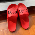 2024 Custom Logo Supplier Printed Pattern Designers Slippers Footwear Red Slide Women and Men Customized Summer Cheap Slipper