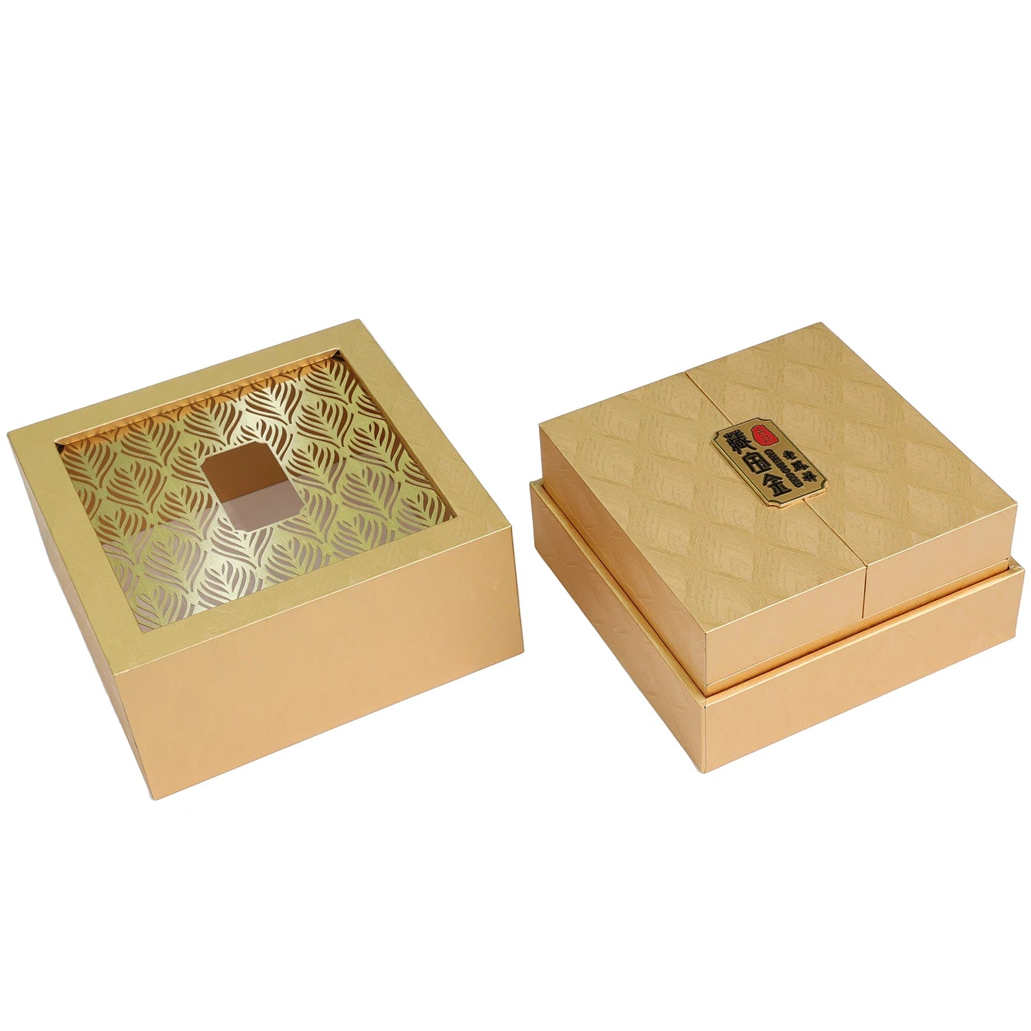 Cheap Handmade PU Velvet Leather Jewelry Packaging Box for Ring Earrings Necklace Cute Jewelry Custom Logo Customizable Surface
