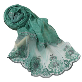 Fashionable New Versatile Muslim Lace Headband Shawl Women's Cheap Scarf Hijab Wholesale