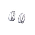 Factory Wholesale 925 Sterling Silver Geometric Roundshape Hoop Earrings for Women Fashion Jewelry 2024