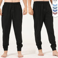 Running Essentials Mens Gym Wear Drawstring Mens Casual Pants Loose Fit Solid Color Fitness Pants Men