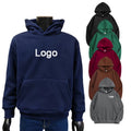 Custom 500g Sweatshirt Heavyweight Fleece Pullover Oversized Plain Blank Men Hooded Sweatshirts US Australia UK Wholesale