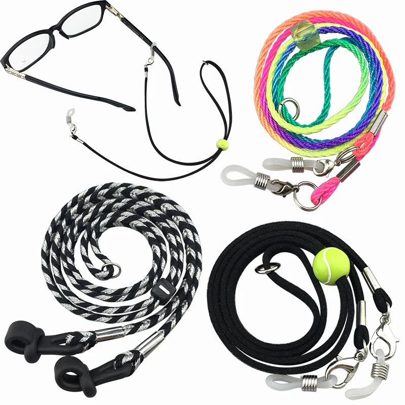 Ethnic Retro Glasses Strap Colorful Printed Ski Travel Polyester Eyeglass Chain Retro Eyewear Accessories