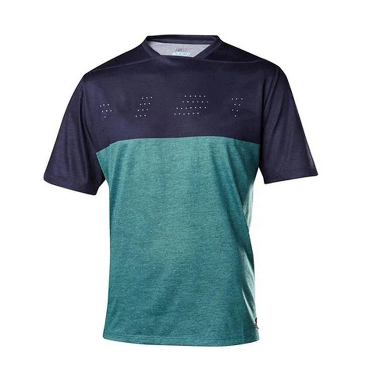 2023 Mens Short Sleeve Cycling Jersey MTB Downhill Shirt DH MX Uniform Mountain Bike Clothing Summer Motocross Wear T-shirt