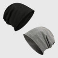 Custom Label Cotton Slouchy Beanie Hats Men Women Chemo Headwear Baggy Skull Cap Long Baggy Hip-hop Winter Hat