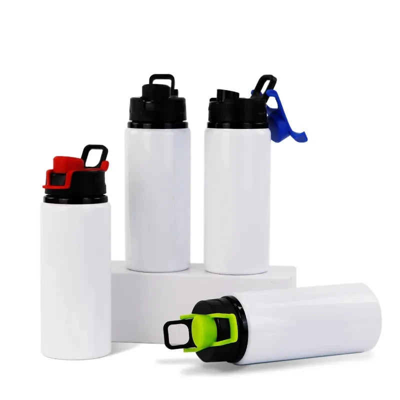 Sublimation Blank Water Bottle Drinking Aluminum 600ml for Transfer Printing