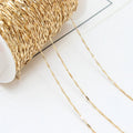 Good Price 14K Gold Plating Brass Collarbone Chain for Bracelet Necklace Accessory