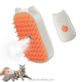 3-in-1 ABS Self-Cleaning Steam Brush for Cat & Dog Hair Grooming Charge-Powered Hair Removal & Loose Hair Cleaning