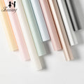 Zex Wrap Wholesale Solid Color Waterproof Line Korean Flowers Packaging Paper