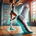 Wholesale Luxury Non Slip Crew Socks Custom Sticky Yoga Ballet Pilates Anti Slip Grip Socks Floor Customized