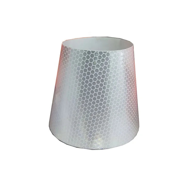 Honeycomb PVC Traffic Cone Reflective Tape Prismatic Sheet High Visibility Waterproof Printable for Safety & Warning Purpose