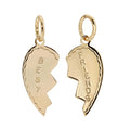 Milskye Stylish Jewelry for Women Fashion Fine 925 Silver 18K Gold Plated Best Friend Charms Necklace