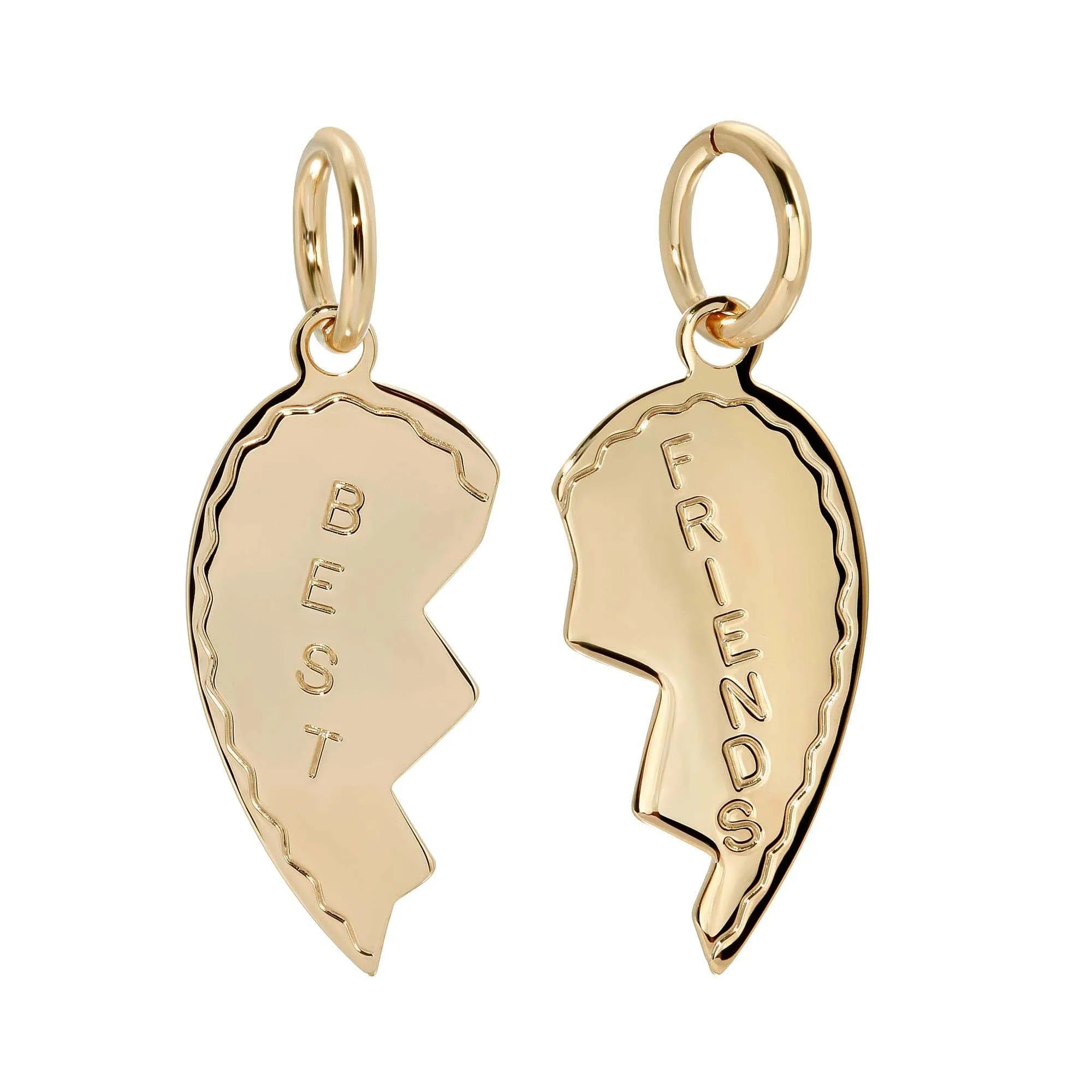 Milskye Stylish Jewelry for Women Fashion Fine 925 Silver 18K Gold Plated Best Friend Charms Necklace