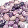 20-30mm High Quality Natural Lepidolite Tumbled Stone Healing Stone Purple Natural Lepidolite Gravel for Fengshui Decoration