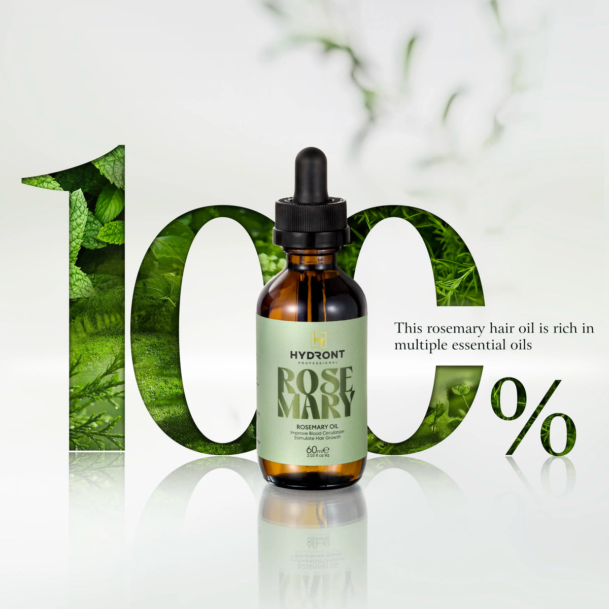Private Label Natural Rosemary Essential Oil Hair Growth Oil for Black Women