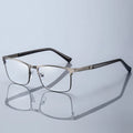 New Europe America Classic Men's Business Eyeglass Frames Metal Rectangular Blue Light Blocking Optical Frames for Office