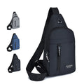 Best Black Grey Small Luxury Designer Travel Canvas Rucksack Cross Body Sling Pouch Bag for Men Women