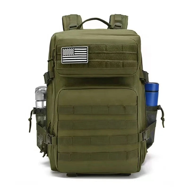 Durable 45L Waterproof Molle System Tactical Backpack 3 Day Assault MOLLE Bag for Outdoor Hunting Hiking & Camping Travel