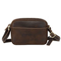 High-End Men's Full Grain Leather  Trendy Vintage Small Bag with  Single Shoulder Fashion Style Crossbody Bag