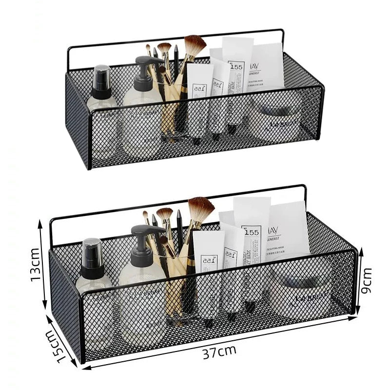 Modern Eco-Friendly Stainless Steel 60X70cm Shower Basket 2-Piece Corner Shower Organizer Dual Tier Adhesive Shelves Bathroom