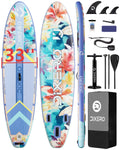 Dropshipping Inflatable Paddle Board 11'*33"*6" Inflatable Stand up Paddle Boards Inflatable sup Board for Waterplay Surfing