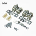 RHETECH America Hot Selling Accept Customization Four Wheel With Bearing 200Lbs Bearing Aluminum Sliding Door Hardware Rollers