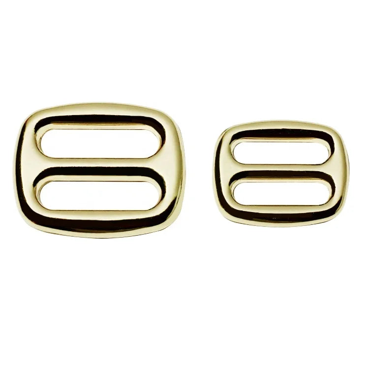 Zinc Alloy Leather Belt Buckle Hardware Gold Plated Dog Collar Slider Hooks Adjustable Buckle for Mini Bags