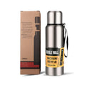 750ML 1000ML  1500ML 1 Liter Custom Double Wall Stainless Steel Insulated Water Bottle Vacuum Wholesale
