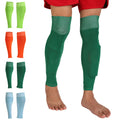 High Flexibility Nylon Knee Compression Leg Sleeves With Gel Shinguard Leg Sleeves
