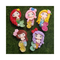 Resin Cartoon Mini Lovely Princess Flat Back  Cabochons Necklace Pendant Keychain Charms DIY Decoration