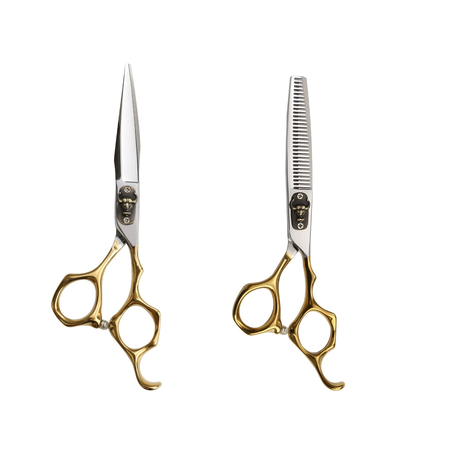 6 Inch Hair Cutting Scissors Barber Scissors Set Hairdressing Shears with 440c Steel for Salon and Home Use Tijeas