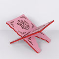 Pafu Muslim Eid Ramadan Islam Religion Gift Wooden Book Stand Vintage Holy Book Stand Holder Muslim Prayer Book Display Rack