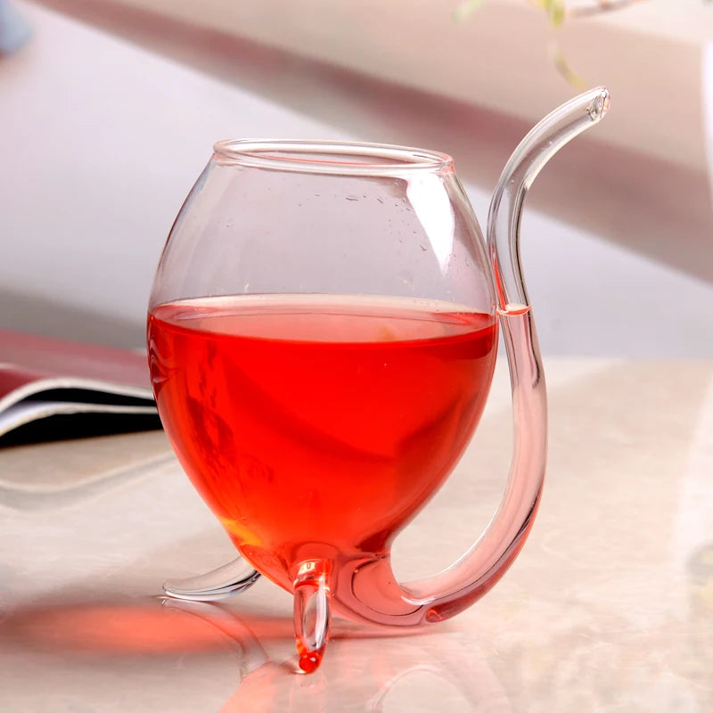 Creative Decorative Cocktail Shot Glass Vampire Glass Cup with Glass Straw