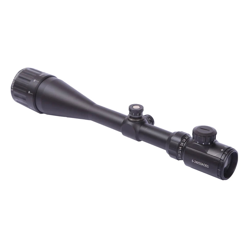 Hunting Scope 6-24X50 Optics Red Green Illuminated Viewfinder Sight Scope