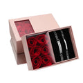 Factory Wholesale Custom Name Jewelry Stainless Steel Bar Engraved Chain Bracelet for Couples with Rose Gift Box