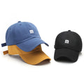 Custom Initial M Baseball Cap for Women Fast Delivery in 15 Days Monogram Embroidery Puff Printing Common Fabric