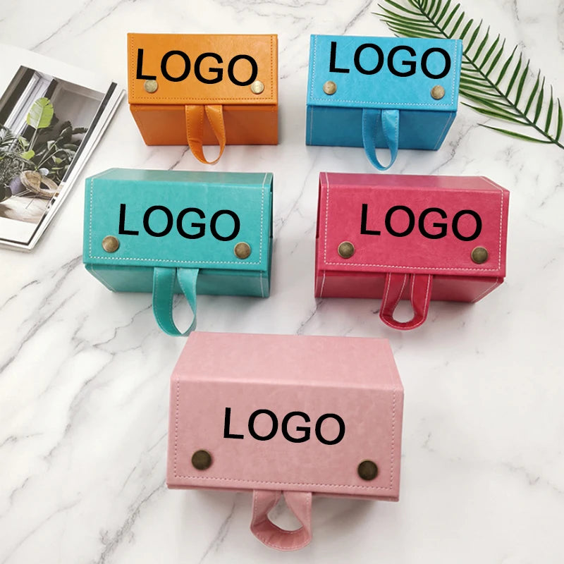 Foldable Folding Glasses case Ins Portable Summer Sunglasses Box Packaging Box Handmade Glasses case Storage Case