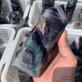 Wholesale Natural Rainbow Fluorite Obelisk Fluorite Tower Crafts for Decoration